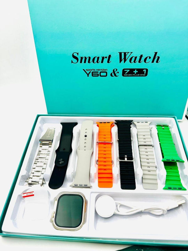 Y60 Ultra 7 In 1 Smart Watch (random Color)