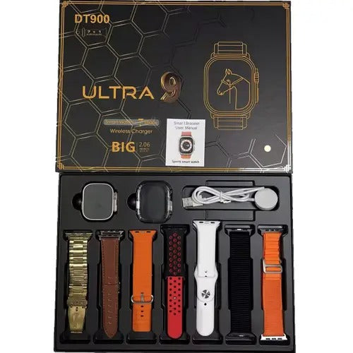 DT 900 Ultra Smart Watch With 7 Straps