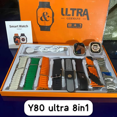 Y80 Ultra 8+1 Smart Watch (random Colors)